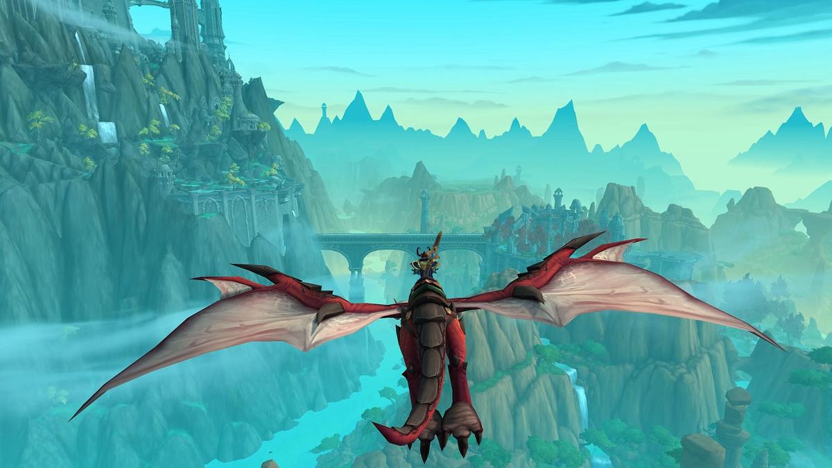 WoW Flying on a mount