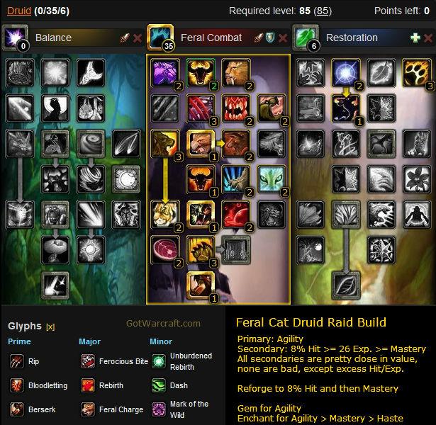 WoW Cataclysm Talent Tree