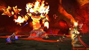 World Of Warcraft - Players fighting a boss